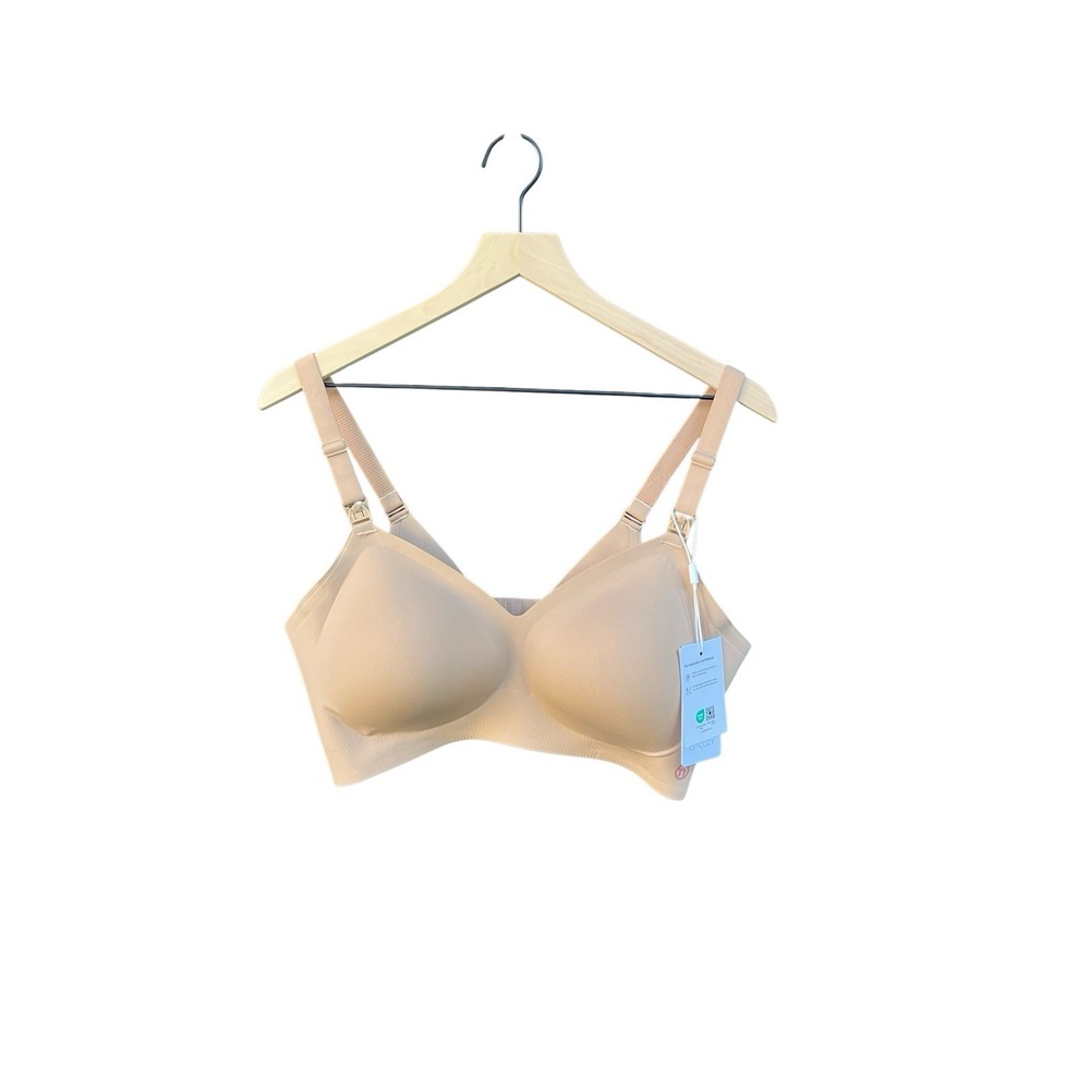 Momcozy Maternity Nursing Bra Beige Size 3XL New With Tags Seamless Support
